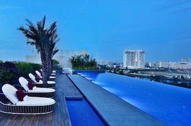 This hotel in Bangalore has a gorgeous rooftop infinity pool and more.
