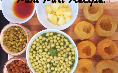 Pani Puri Recipe at home ! Easy Indian Chaat Recipe.