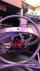 Experiencing Zero Gravity Astronaut Training at the Euro Space Centre, Belgium.