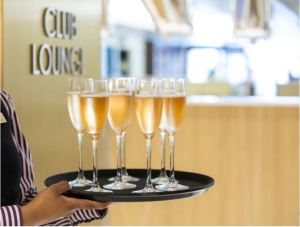Treat yourself to ultimate luxury at Galleries Club Lounge, Heathrow.