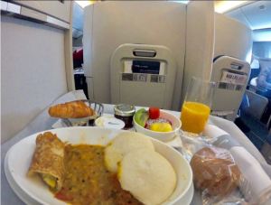Vegetarian Indian Breakfast.