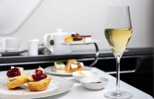 Delicious, gourmet meals on board British Airways Club World.