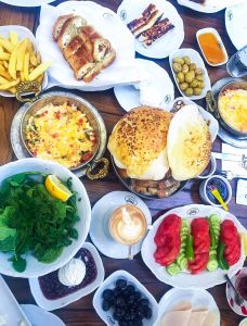 Breakfast at Emirgan Sütiş Istanbul.