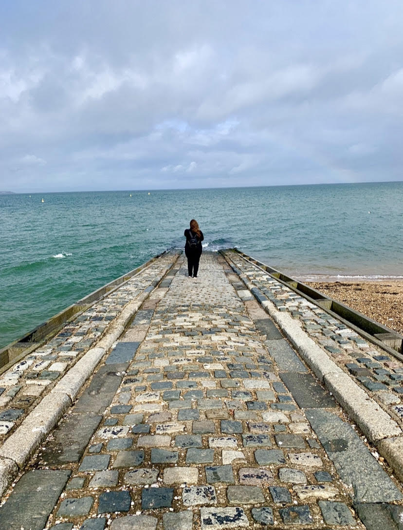 One with the ocean at Whitstable, England.